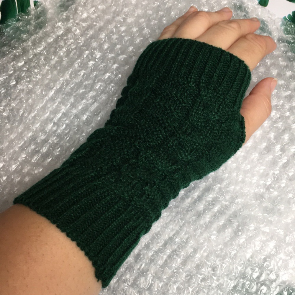 Dark Green Hand Warmers - Picture 3 of 7